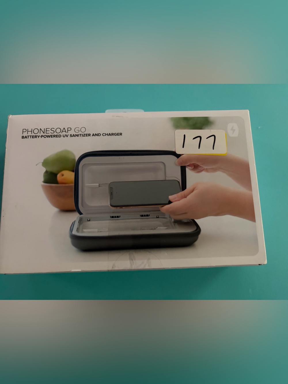 PhoneSoap Go UV Sanitizer and Charger - Black